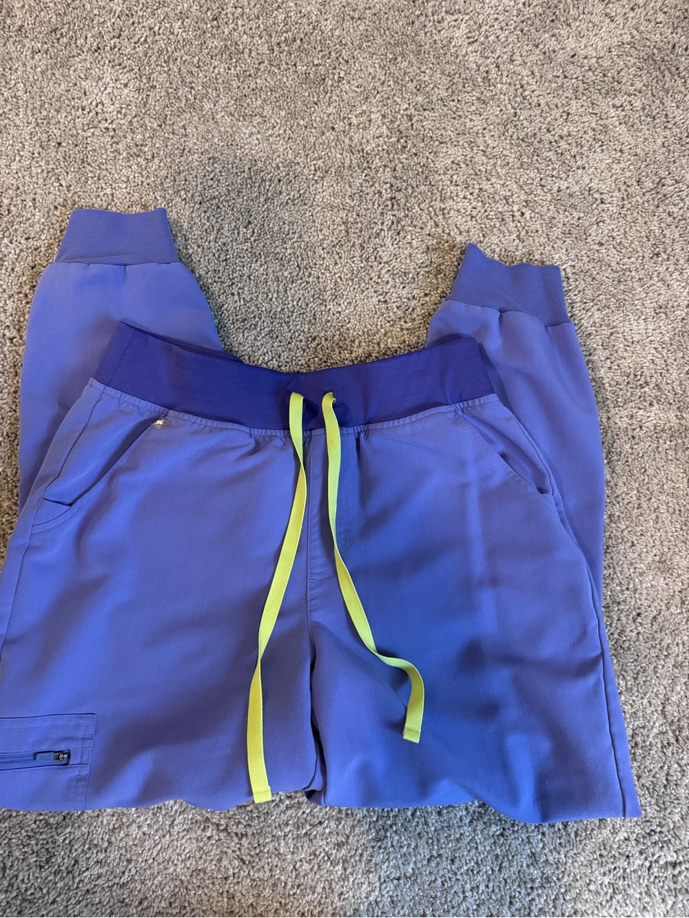 Figs High Waisted Zamora Joggers Blueberry